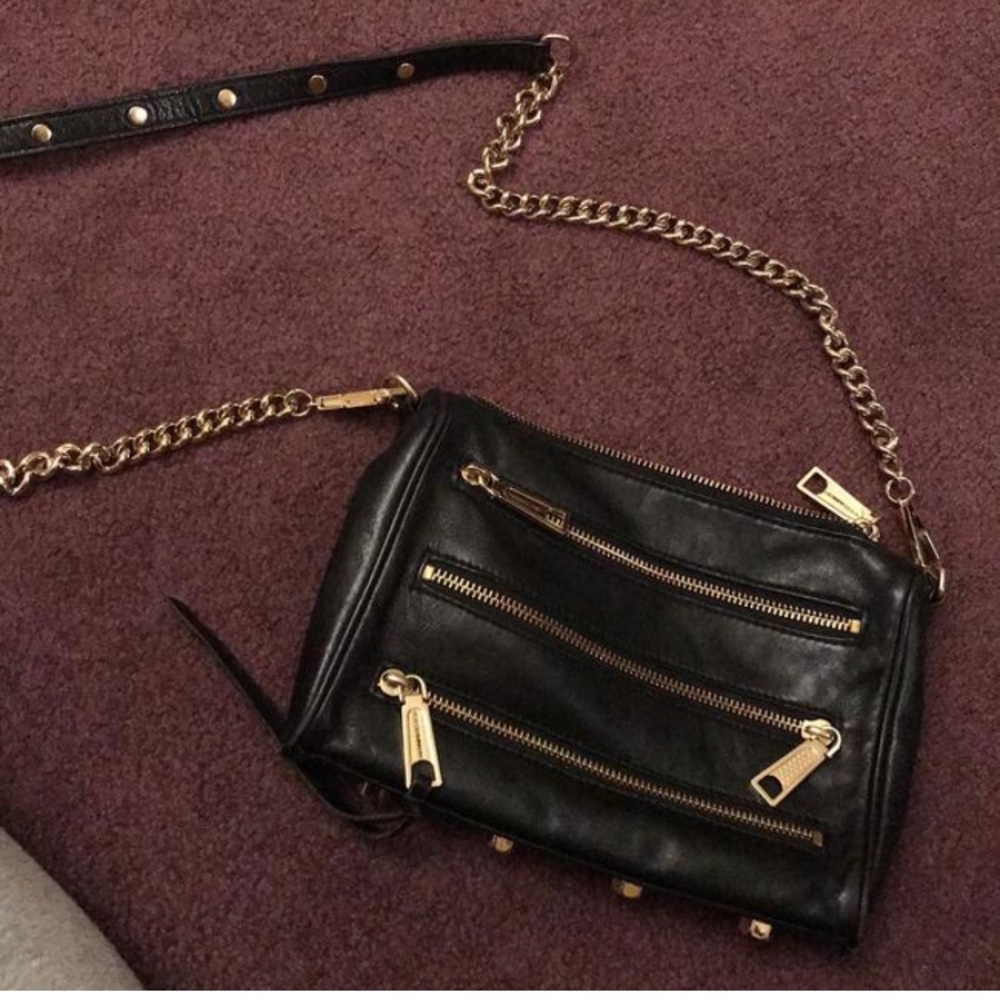 Rebecca Minkoff black leather purse